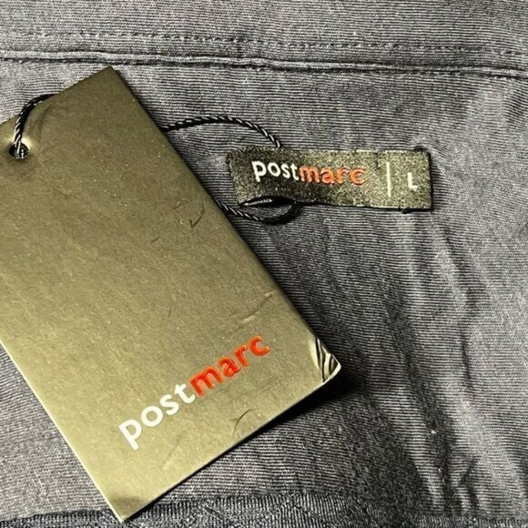 NWT Postmarc New York Navy quilted Shirt Jacket Shacket Mens Sz L - Picture 4 of 4